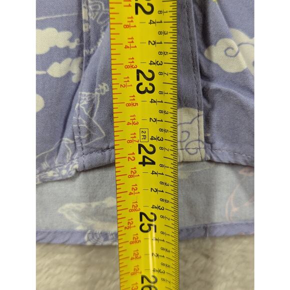 Her Universe Spirited Away Studio Ghibli Blue Woven Button-Up Size Small - Picture 6 of 7